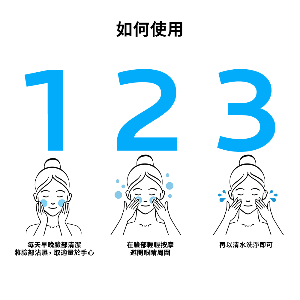 理膚寶水 舒緩保濕高效潔顏慕斯