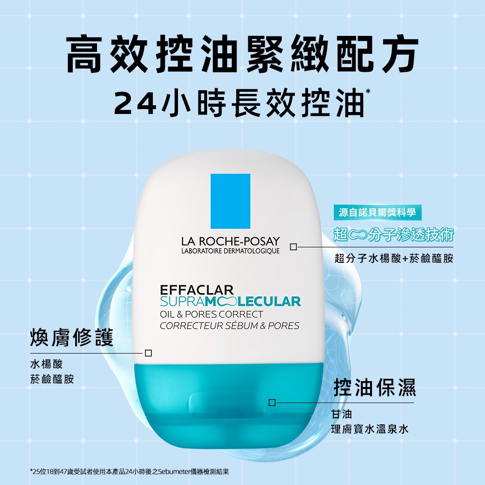 理膚寶水 超分子毛孔緊緻控油保濕乳 40ml